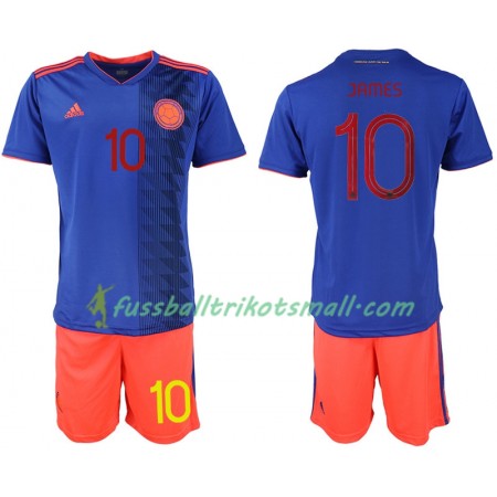 Fußballtrikots Kolumbien JAMES 10 Kinder Copa América 2019 Kurzarm Auswärts-trikot kaufen